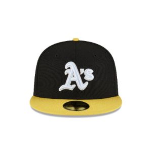 Oakland Athletics Chartreuse Visor 59FIFTY Fitted Hat sold by New Era