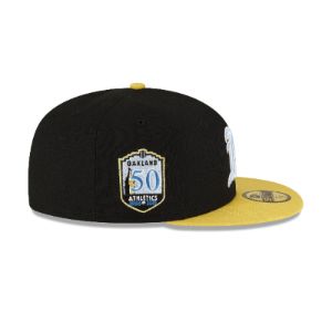Oakland Athletics Chartreuse Visor 59FIFTY Fitted Hat sold by New Era