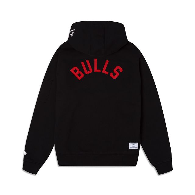 Alpha Industries X Chicago Bulls Zipper Hoodie sold by New Era product image thumbnail 2