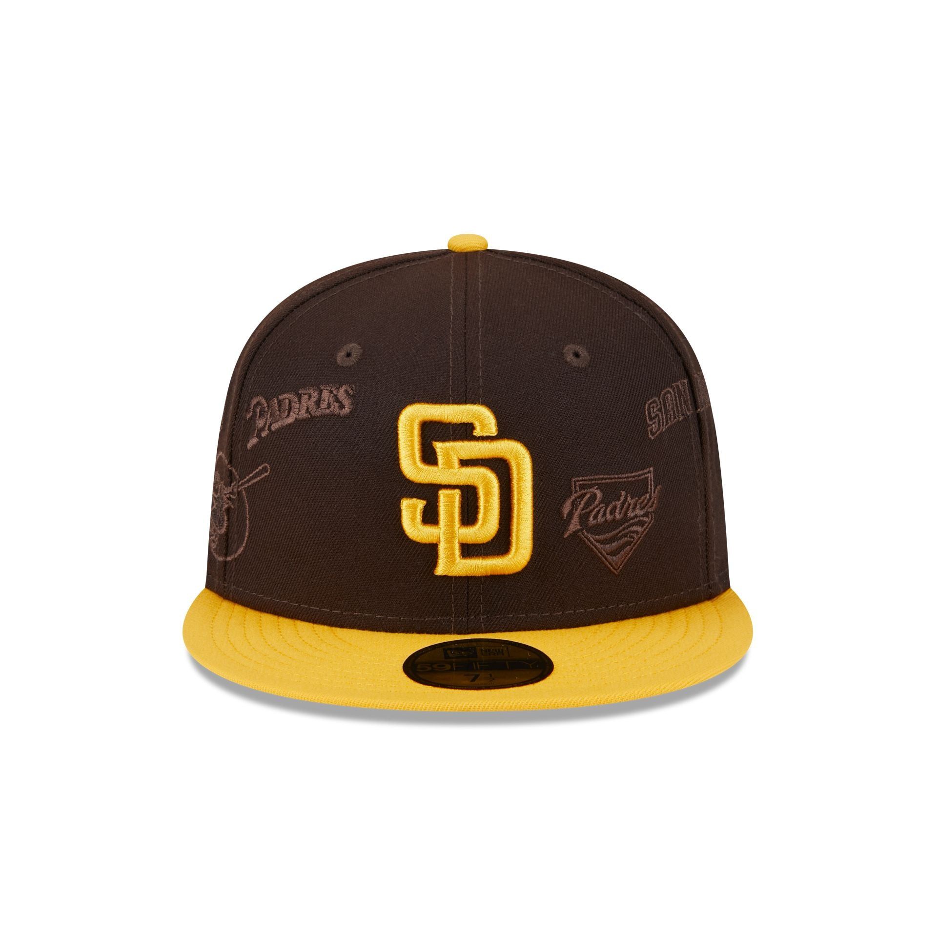 San Diego Padres Multi Logo 59FIFTY Fitted Hat sold by New Era product image thumbnail 2