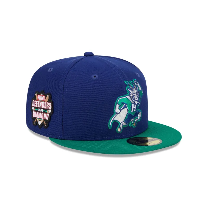 2023 Marvel X Hartford Yard Goats 59FIFTY Fitted Hat sold by New Era