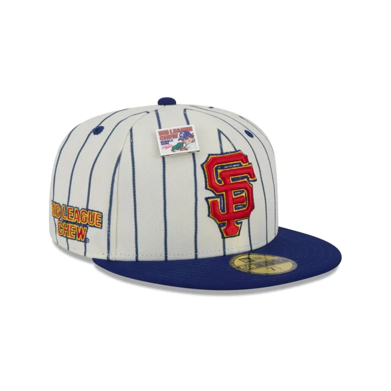 Big League Chew X San Francisco Giants Pinstripe 59FIFTY Fitted Hat sold by New Era