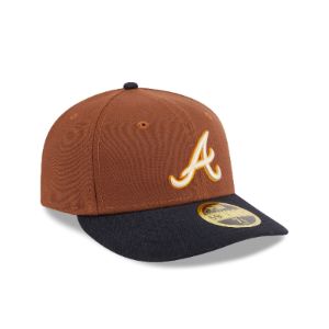 Atlanta Braves Tiramisu Low Profile 59FIFTY Fitted Hat sold by New Era