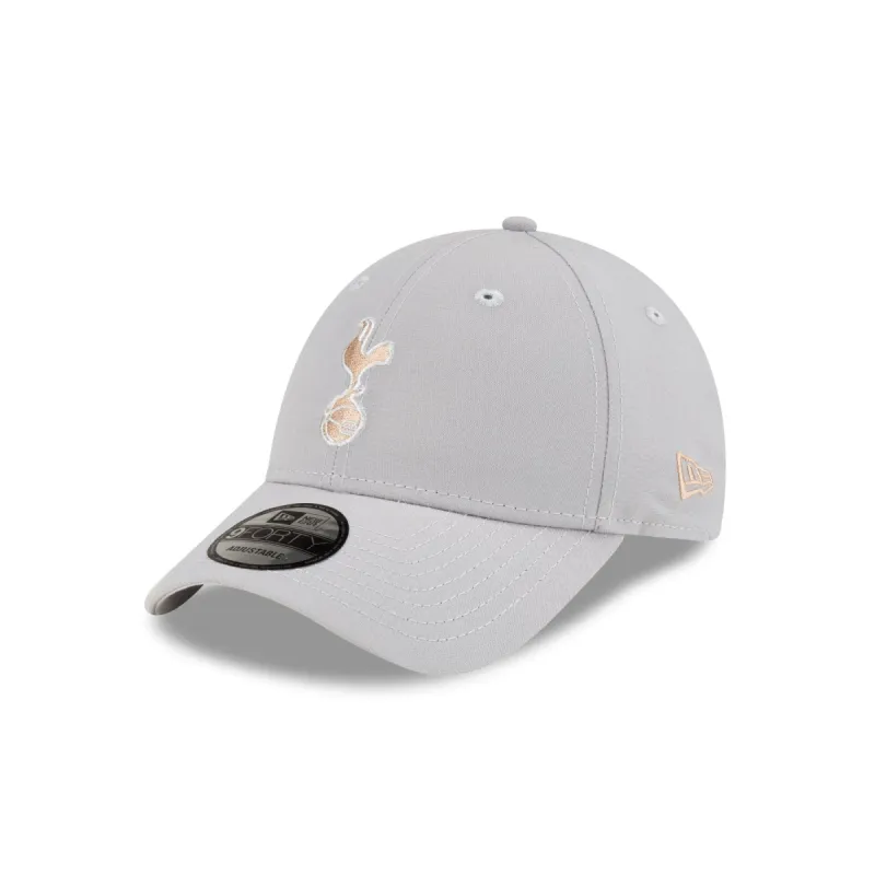 Tottenham Hotspur Seasonal Gray 9FORTY Adjustable Hat sold by New Era