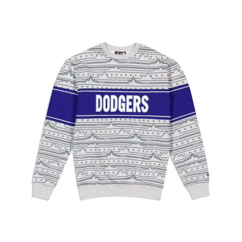スウェット・トレーナー New Era MLB LA Dodgers Point Logo Sweatshirt Dress Blues 143 Los Angeles Dodgers Point Logo Dress Blues Crewneck – New