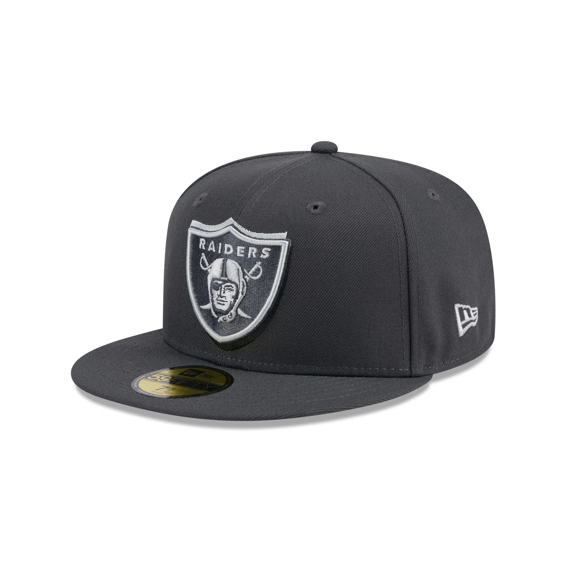 Las Vegas Raiders 2024 Draft Gray 59FIFTY Fitted Hat sold by New Era product image thumbnail 3