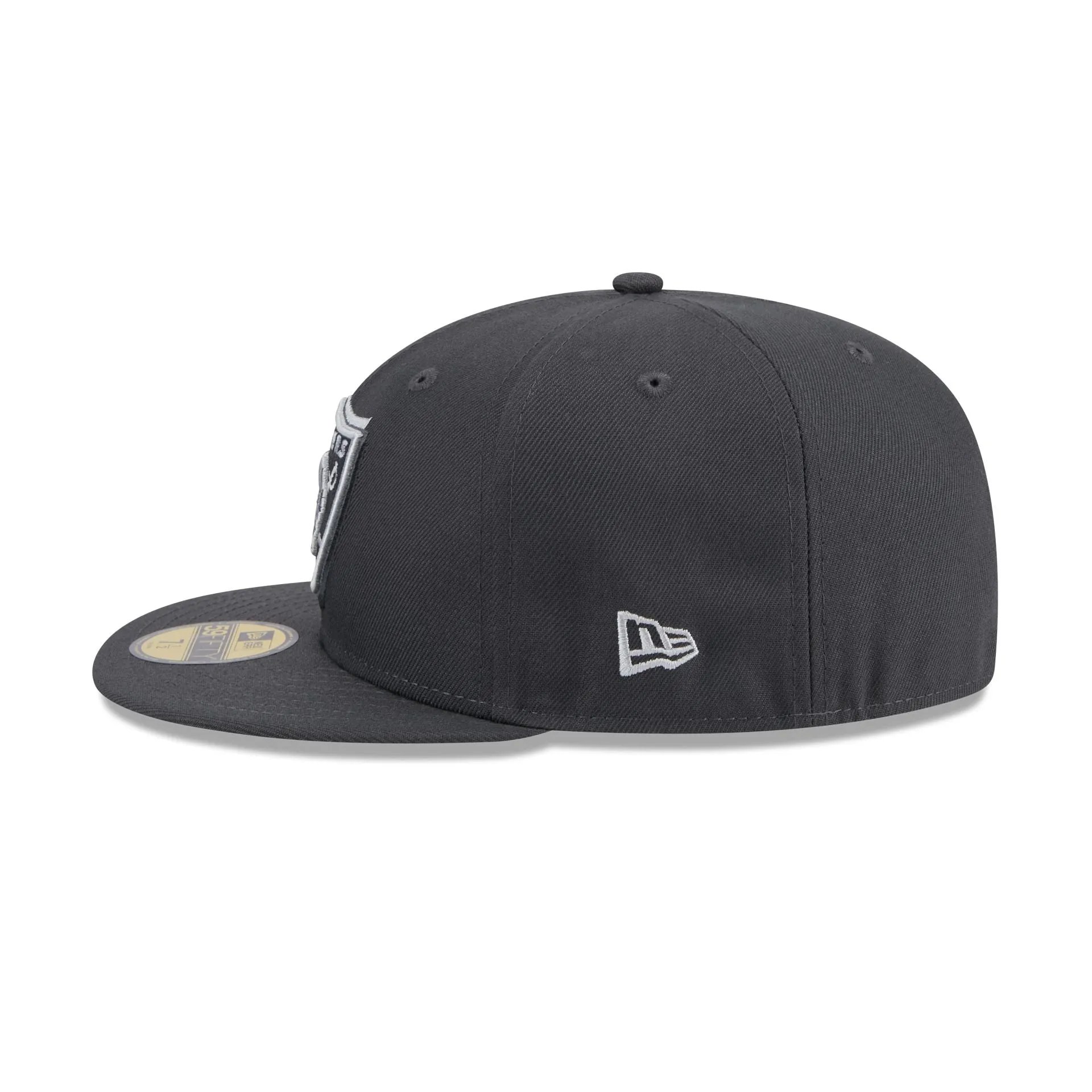 Las Vegas Raiders 2024 Draft Gray 59FIFTY Fitted Hat sold by New Era product image thumbnail 5