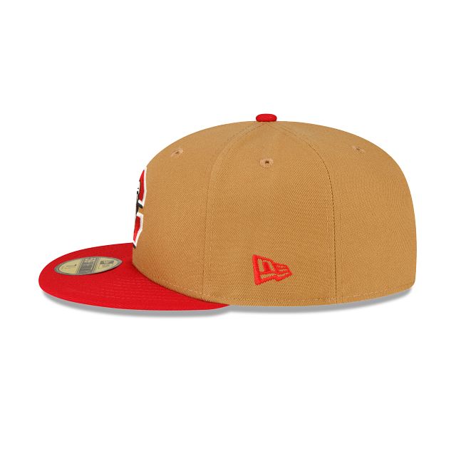 Chattanooga Lookouts Wheat 59FIFTY Fitted Hat sold by New Era product image thumbnail 5