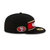 San Francisco 49ers 2024 Sideline Black 59FIFTY Fitted Hat sold by New Era