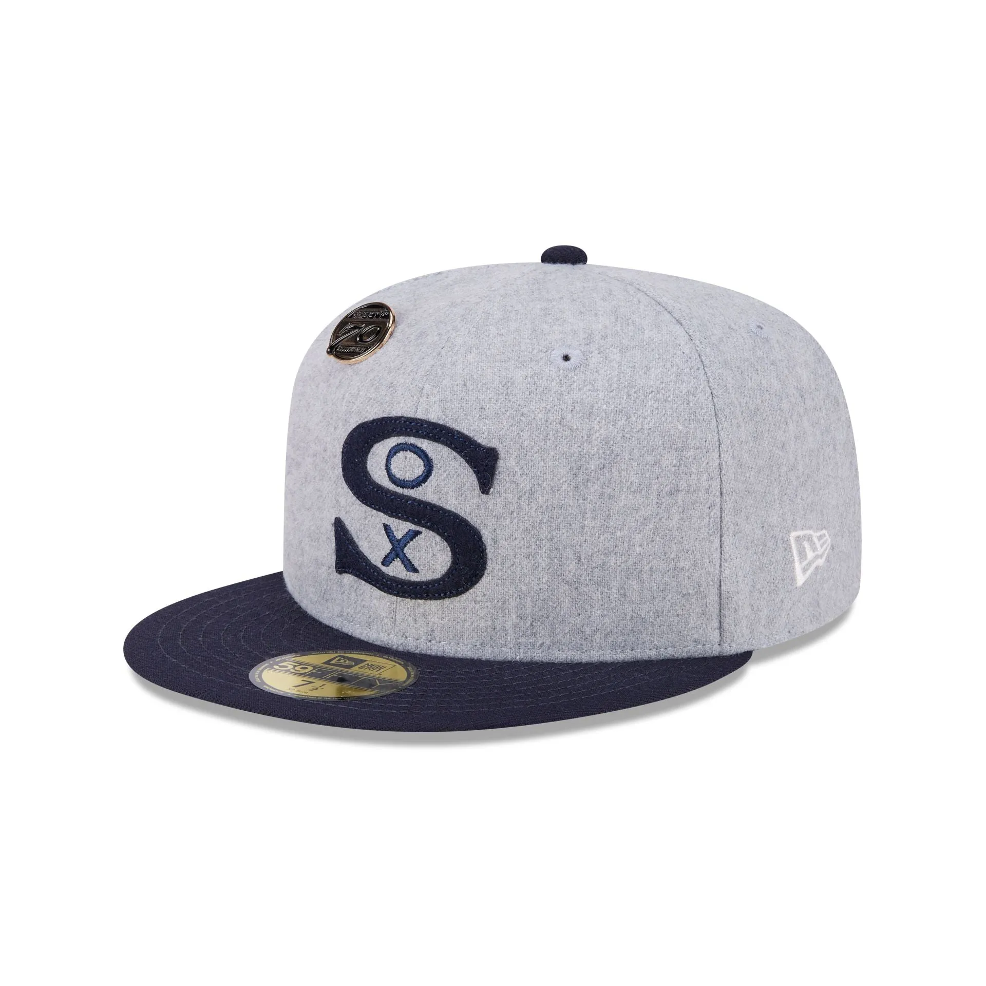 Chicago White Sox 70th Anniversary Gray 59FIFTY Fitted Hat sold by New Era