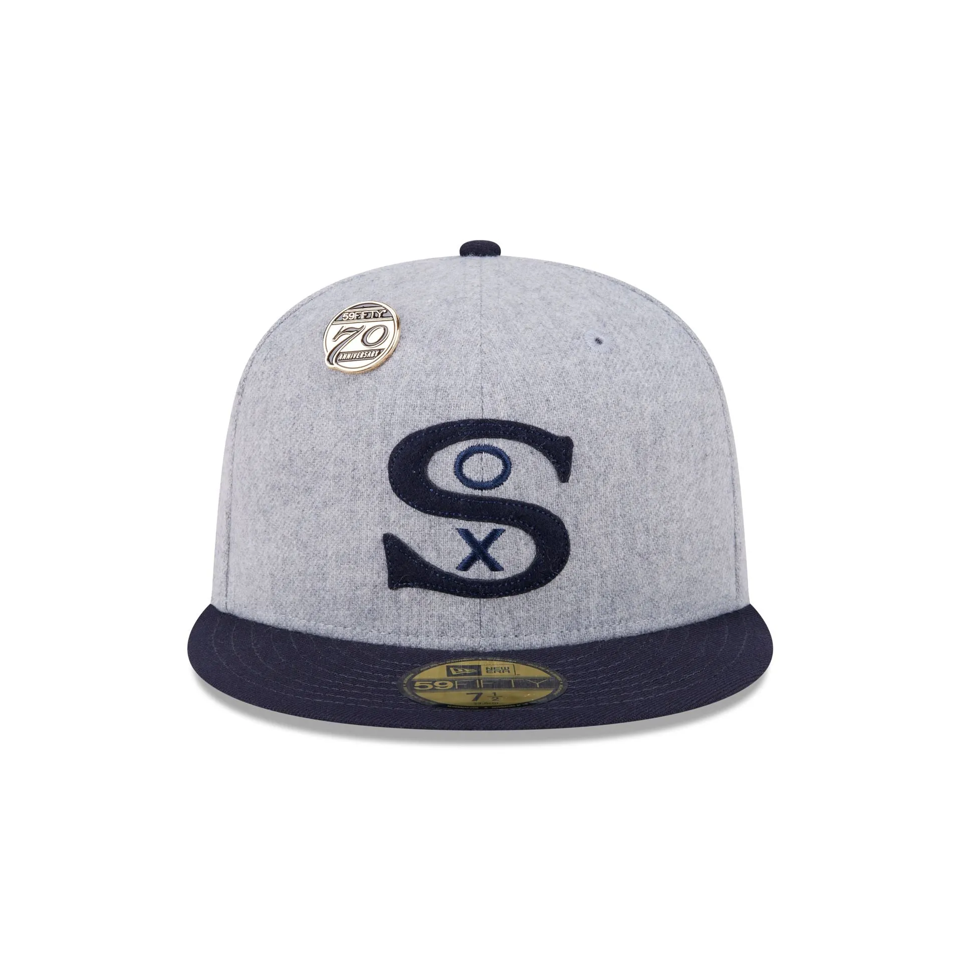Chicago White Sox 70th Anniversary Gray 59FIFTY Fitted Hat sold by New Era product image thumbnail 2