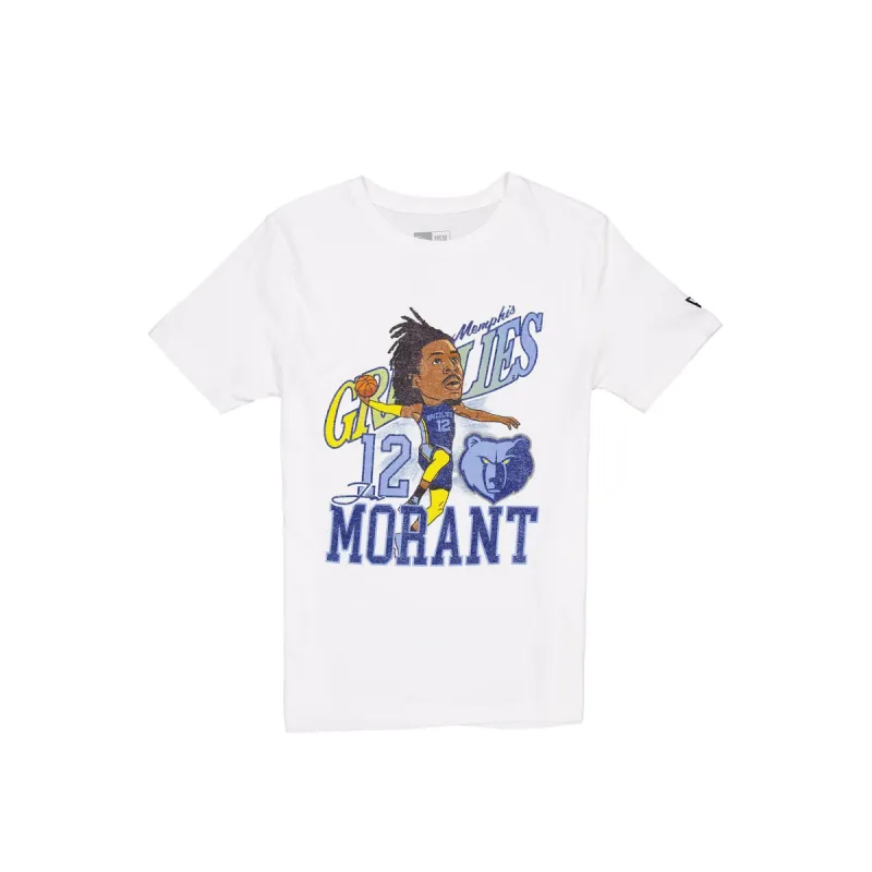 Memphis Grizzlies Ja Morant Caricature T-Shirt sold by New Era
