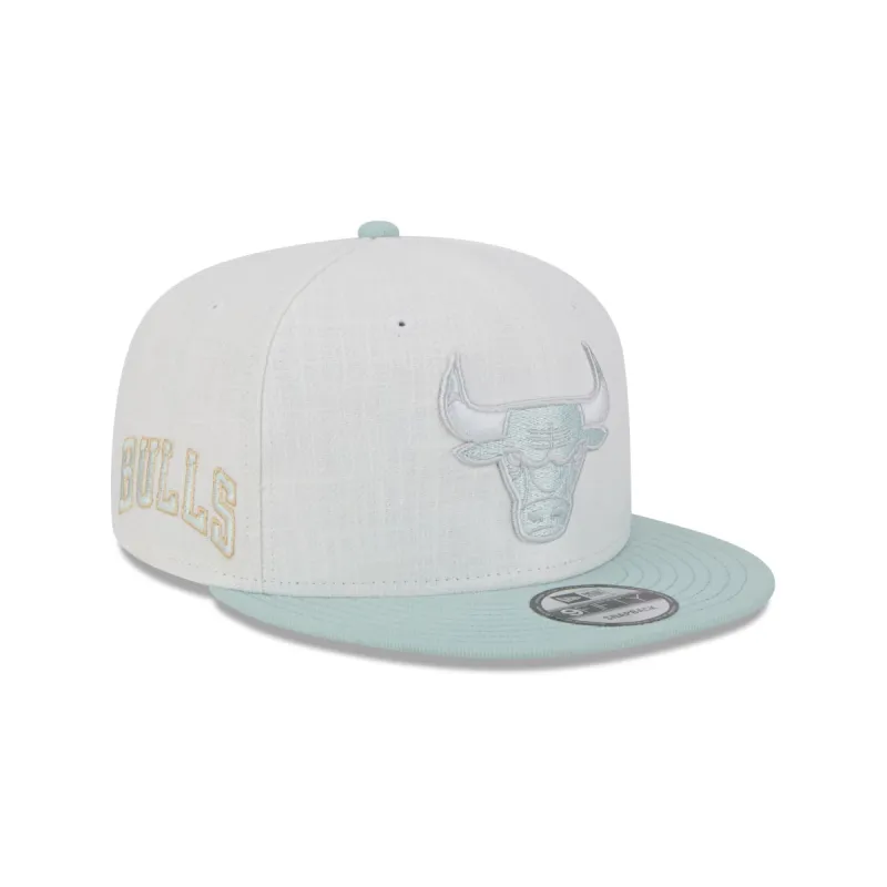 Chicago Bulls Minty Breeze Logo Select 9FIFTY Snapback Hat made by New Era