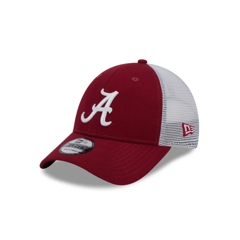 Alabama Crimson Tide Red 9FORTY Trucker Hat sold by New Era