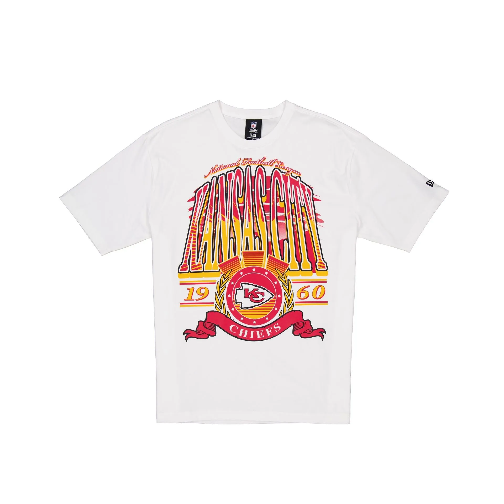 Kansas City Chiefs Sport Classics White T-Shirt sold by New Era