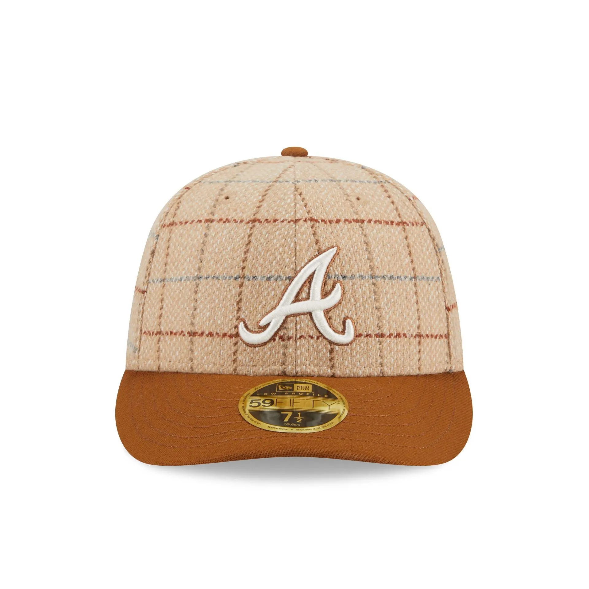Atlanta Braves Herringbone Check Low Profile 59FIFTY Fitted Hat sold by New Era product image thumbnail 2