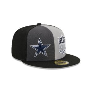 Dallas Cowboys 2023 Sideline Gray 59FIFTY Fitted Hat sold by New Era