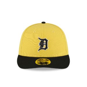 Detroit Tigers Chartreuse Crown Low Profile 59FIFTY Fitted Hat sold by New Era