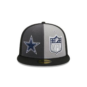 Dallas Cowboys 2023 Sideline Gray 59FIFTY Fitted Hat sold by New Era
