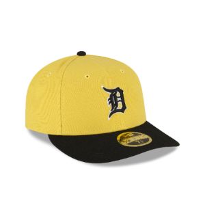 Detroit Tigers Chartreuse Crown Low Profile 59FIFTY Fitted Hat sold by New Era