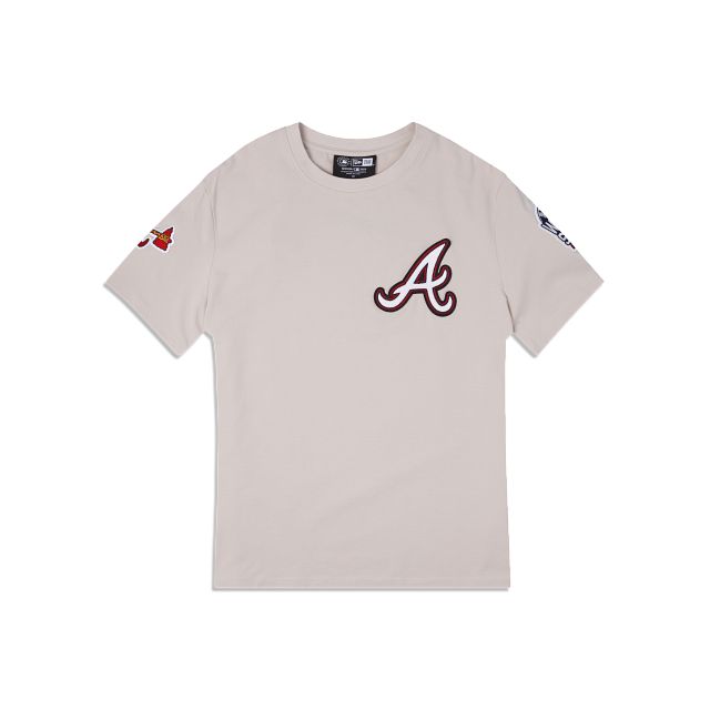 Atlanta Braves Logo Select Chrome T-Shirt sold by New Era