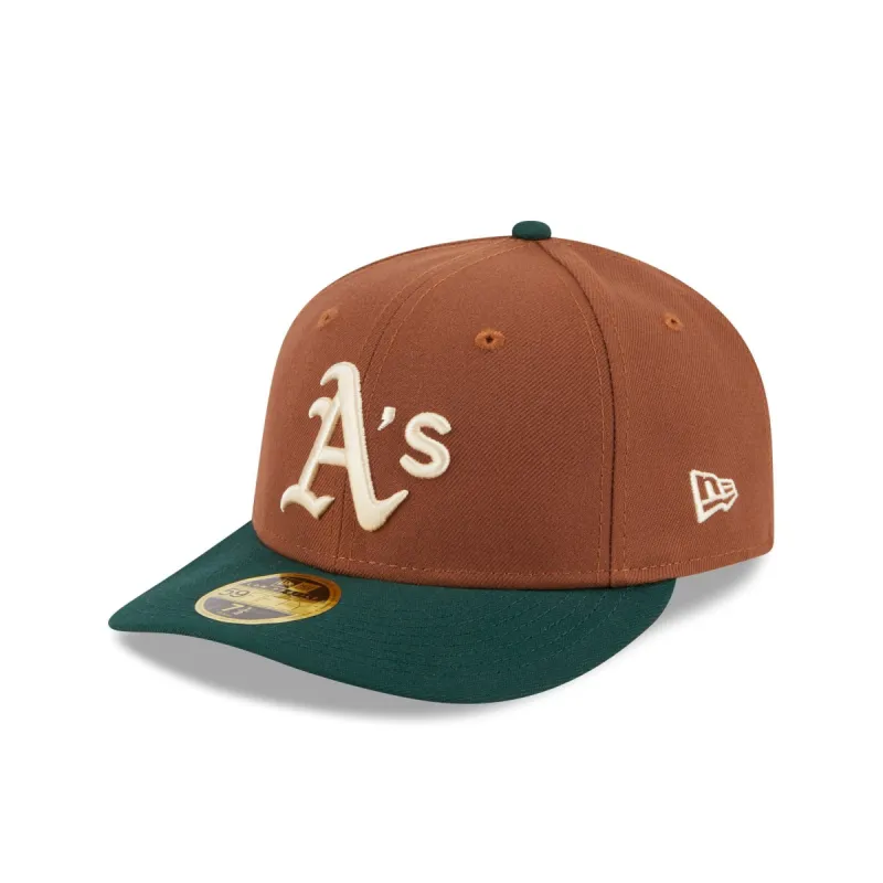 Oakland Athletics Tiramisu Low Profile 59FIFTY Fitted Hat sold by New Era