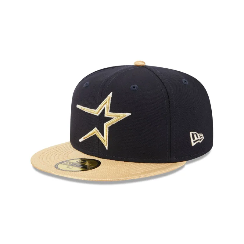 Houston Astros Team Shimmer 59FIFTY Fitted Hat sold by New Era
