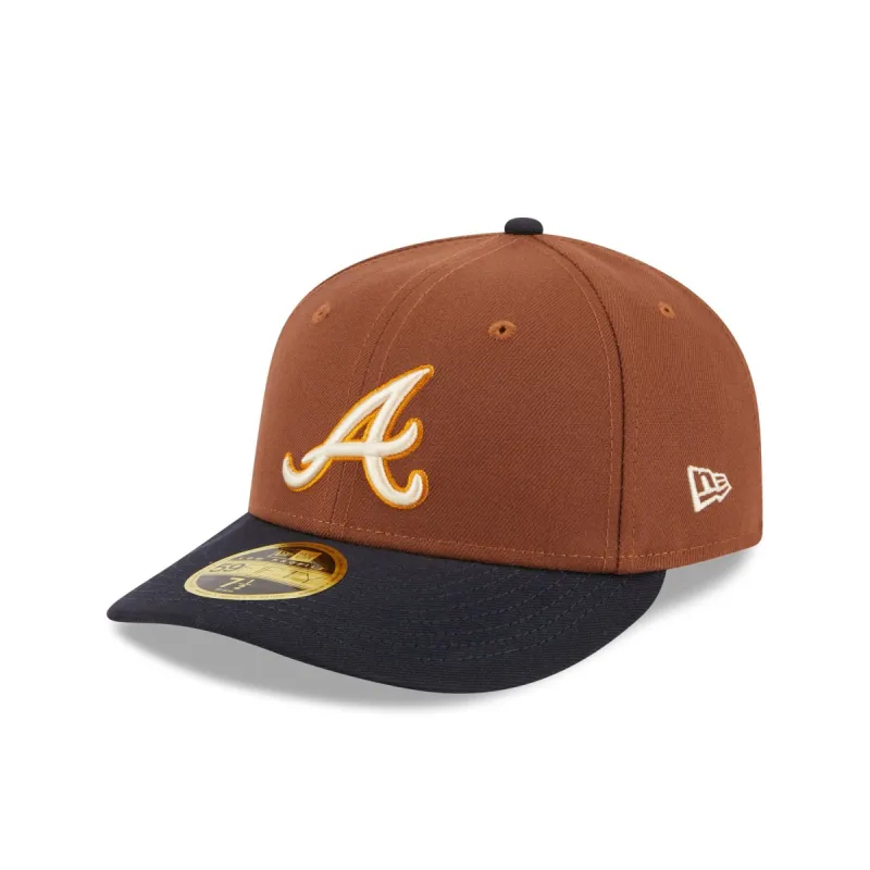 Atlanta Braves Tiramisu Low Profile 59FIFTY Fitted Hat sold by New Era