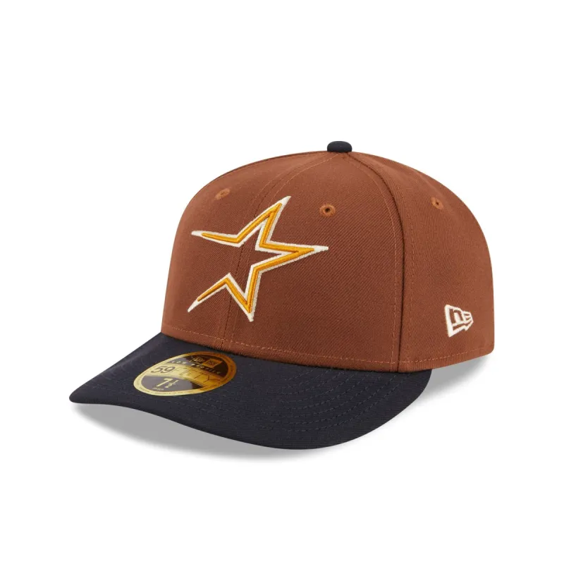 Houston Astros Tiramisu Low Profile 59FIFTY Fitted Hat made by New Era