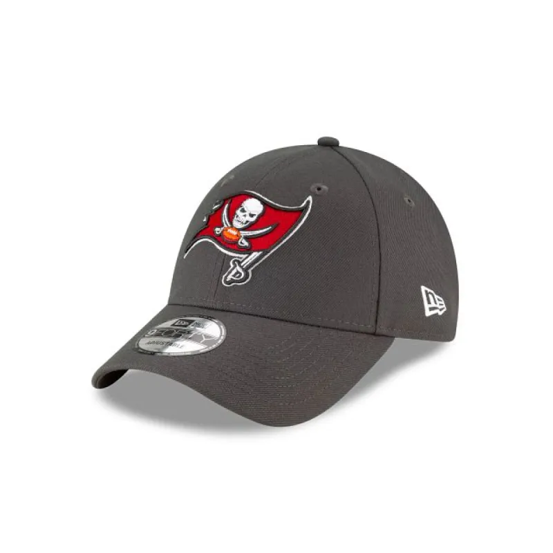 Tampa Bay Buccaneers The League Gray 9FORTY Adjustable Hat sold by New Era