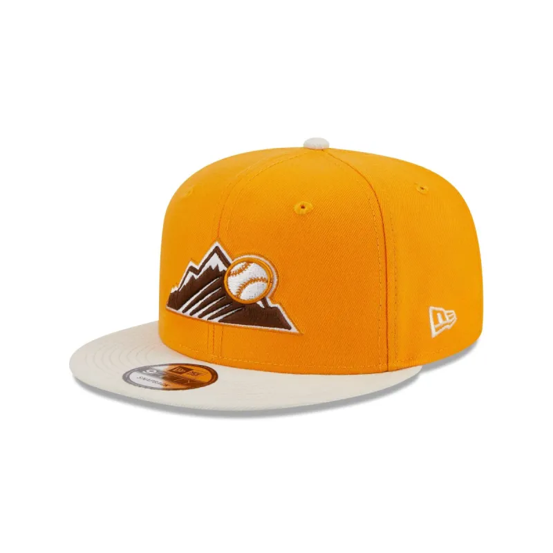 Colorado Rockies Tiramisu 9FIFTY Snapback Hat sold by New Era