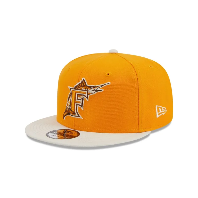 Miami Marlins Tiramisu 9FIFTY Snapback Hat sold by New Era