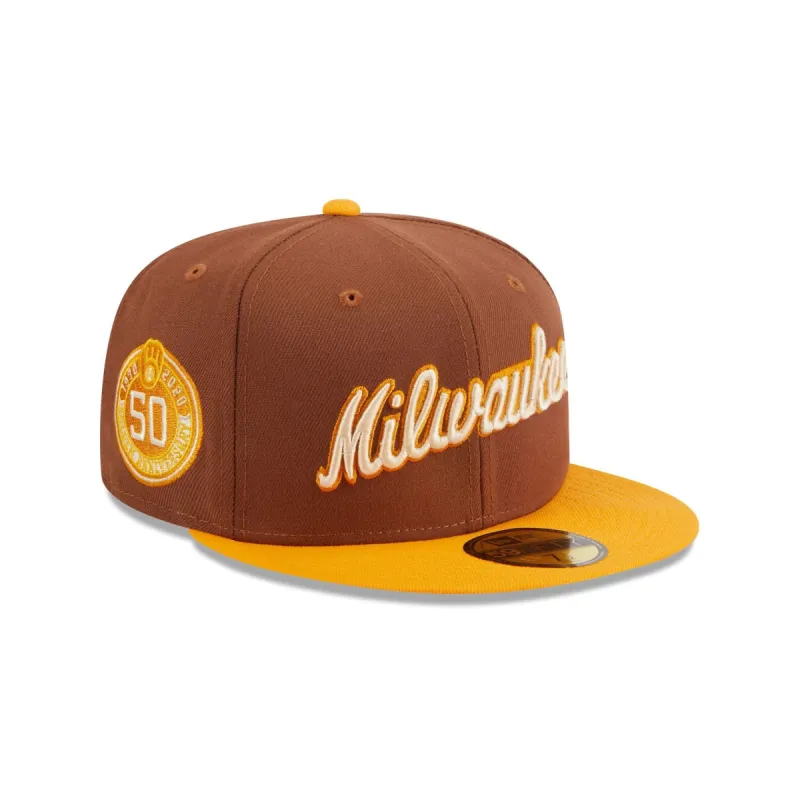 Milwaukee Brewers Tiramisu 59FIFTY Fitted Hat sold by New Era
