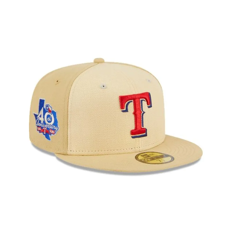 Texas Rangers Raffia Front 59FIFTY Fitted sold by New Era