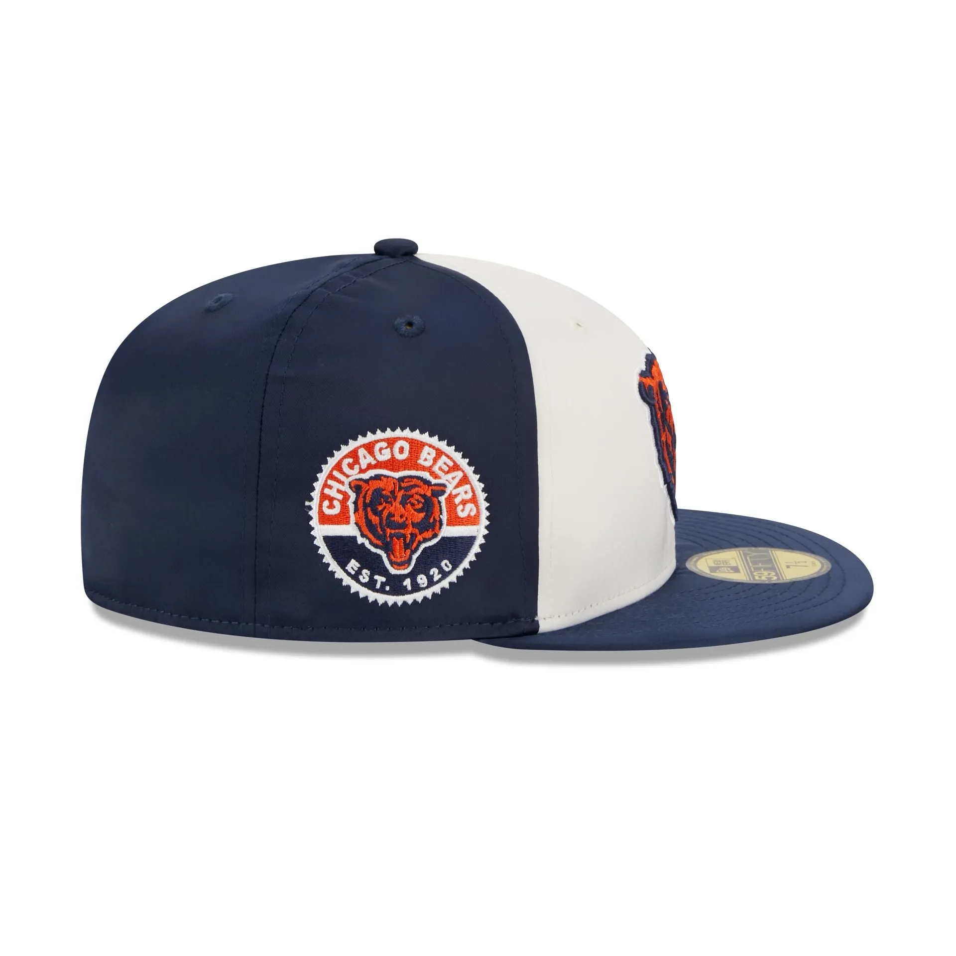 Chicago Bears Throwback Satin 59FIFTY Fitted Hat sold by New Era product image thumbnail 4