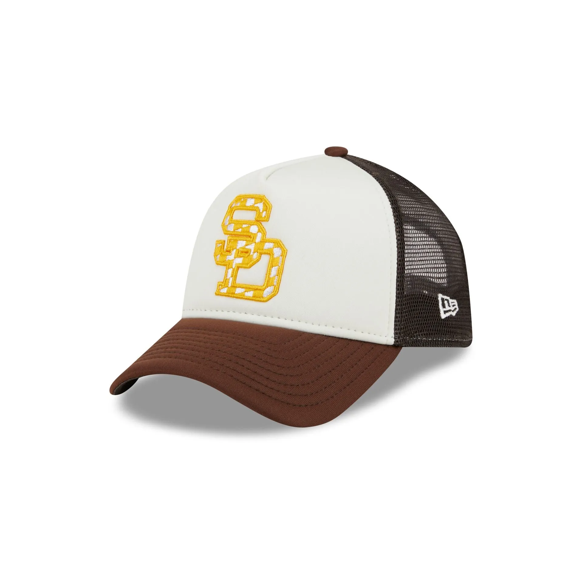 San Diego Padres Checkered Flag 9FORTY A-Frame Trucker Hat sold by New Era product image thumbnail 3