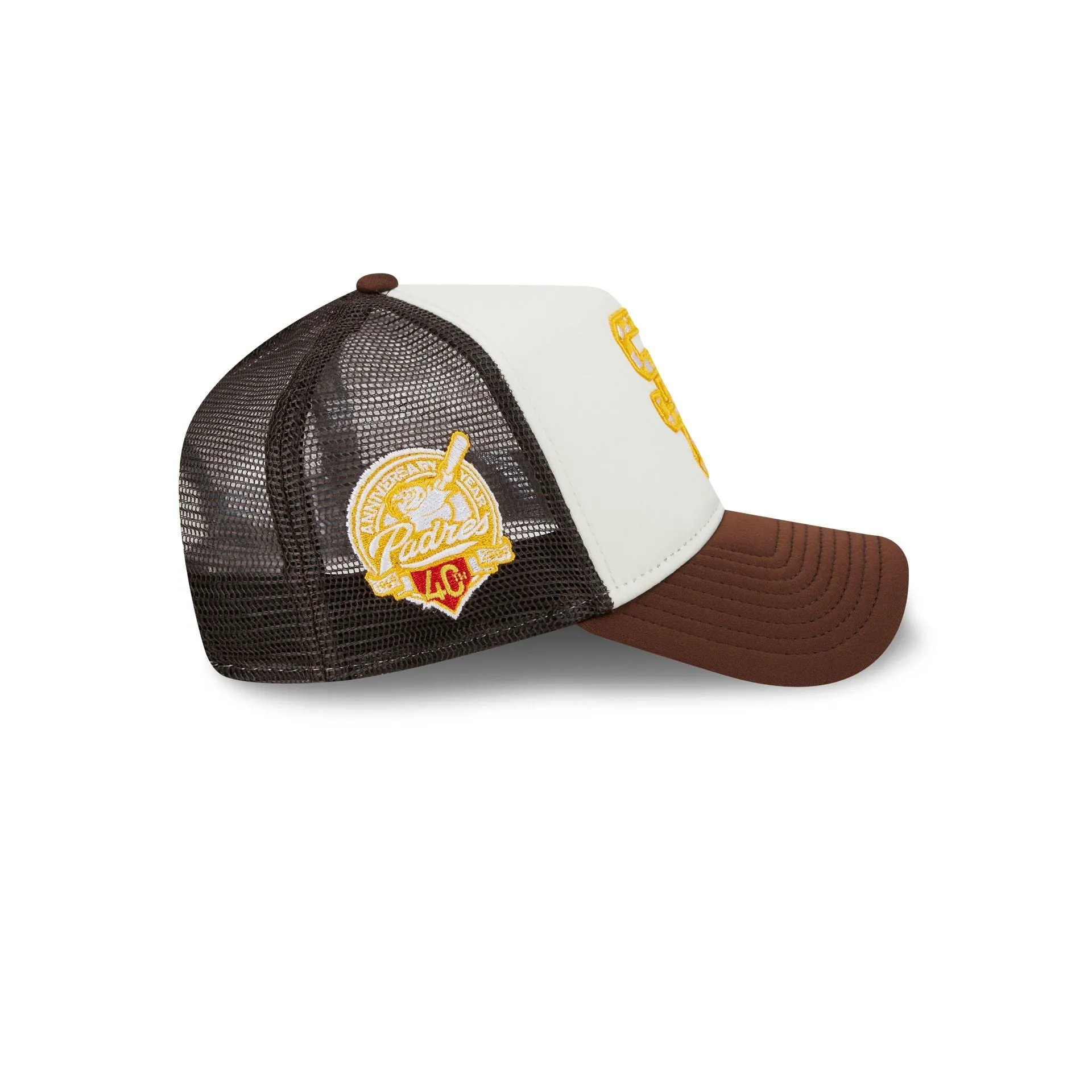 San Diego Padres Checkered Flag 9FORTY A-Frame Trucker Hat sold by New Era product image thumbnail 4