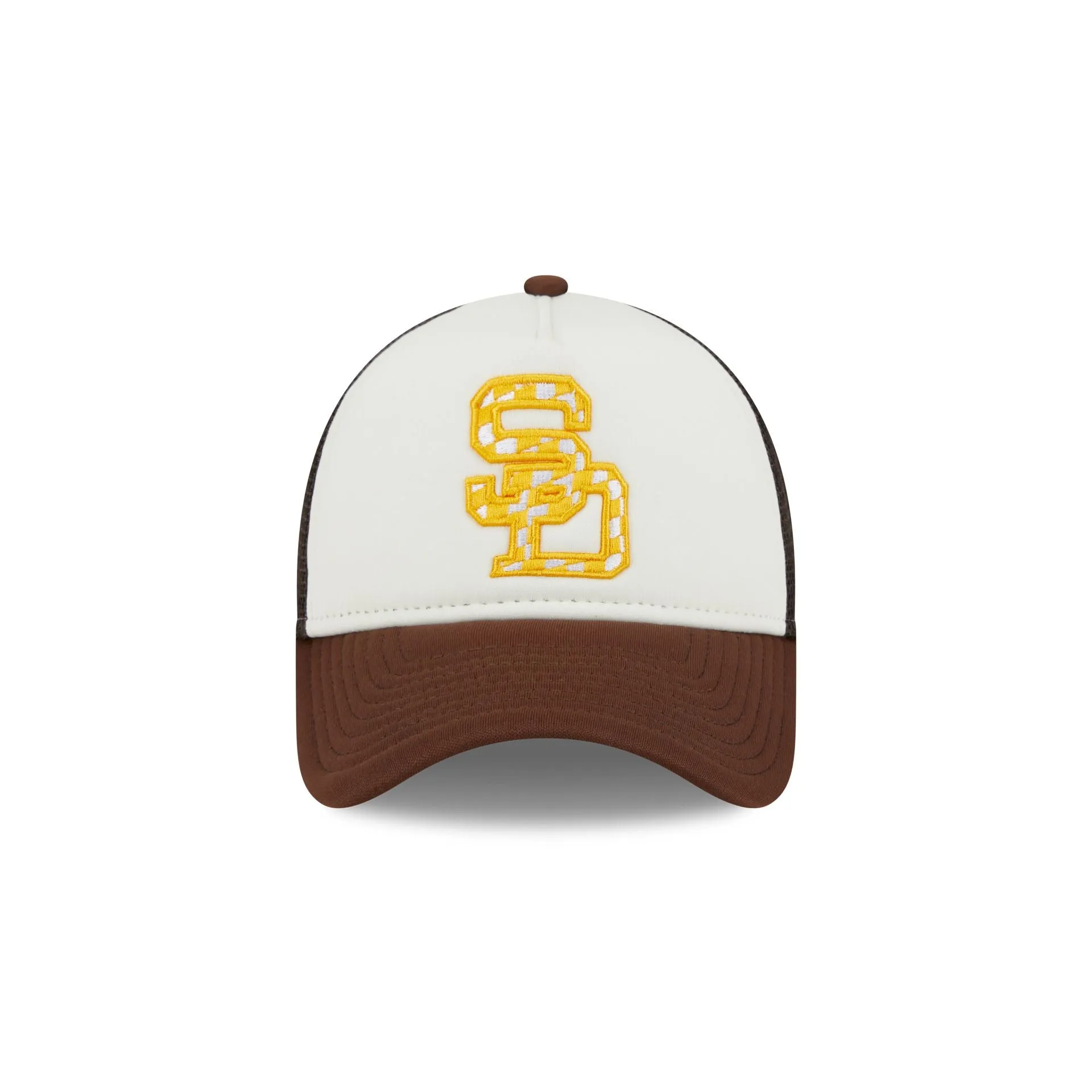 San Diego Padres Checkered Flag 9FORTY A-Frame Trucker Hat sold by New Era product image thumbnail 2