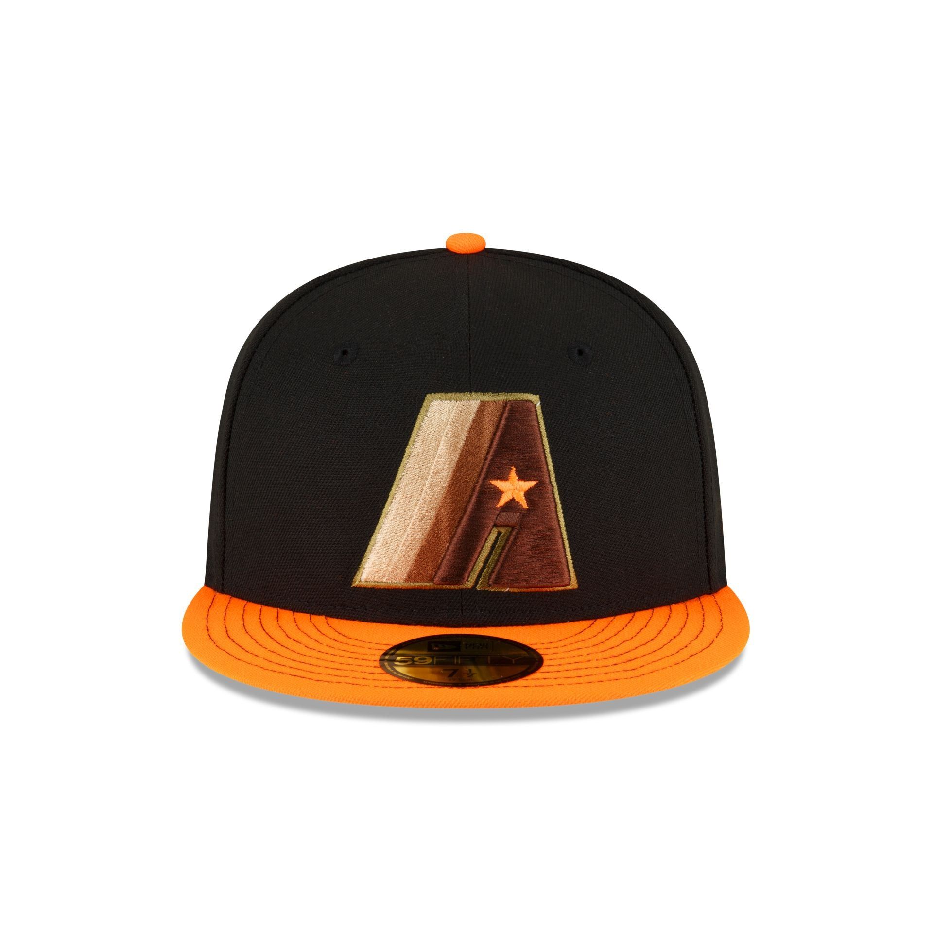 Just Caps Orange Visor Houston Astros 59FIFTY Fitted Hat sold by New Era product image thumbnail 2