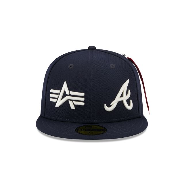Alpha Industries X Atlanta Braves Dual Logo 59FIFTY Fitted Hat sold by New Era product image thumbnail 2