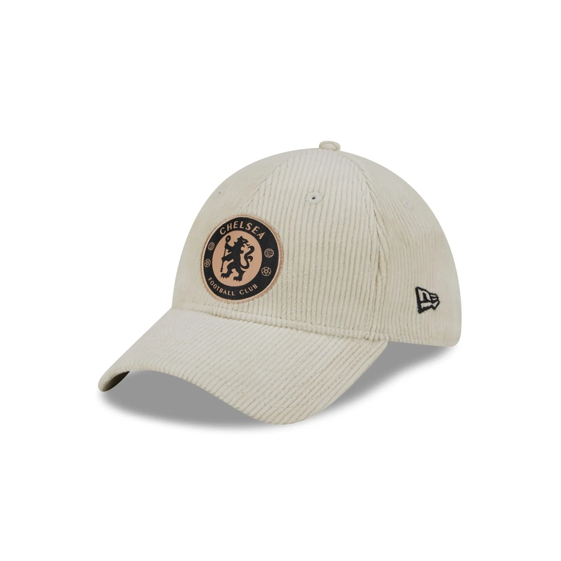 Chelsea FC Stone Corduroy 39THIRTY Stretch Fit Hat sold by New Era