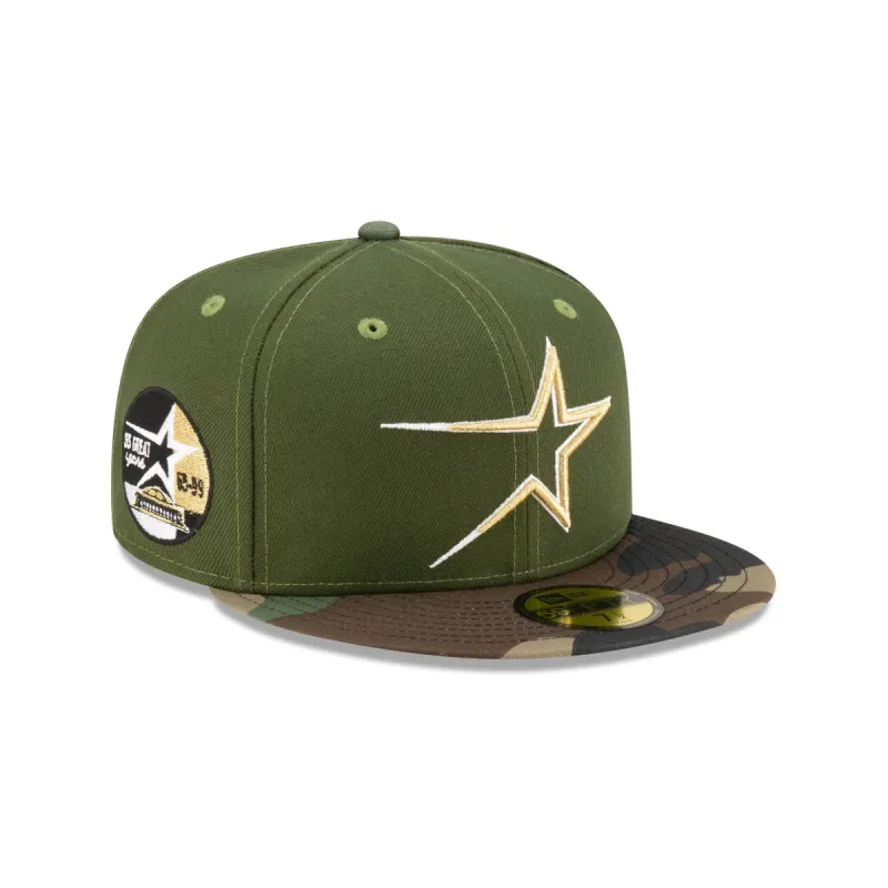 Just Caps Variety Camo Pack Houston Astros 59FIFTY Fitted Hat sold by New Era