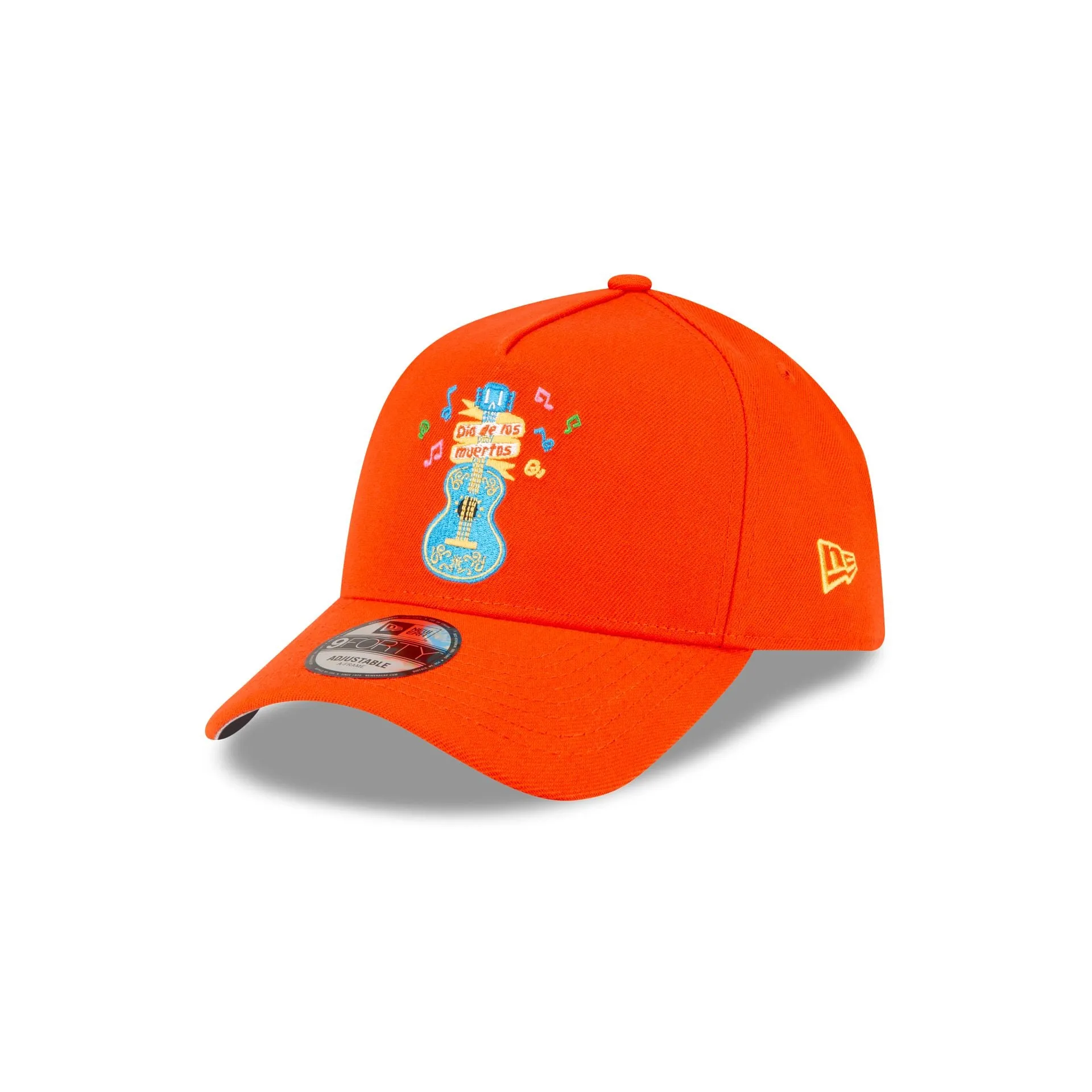 Day of the Dead Guitar Orange 9FORTY A-Frame Snapback Hat