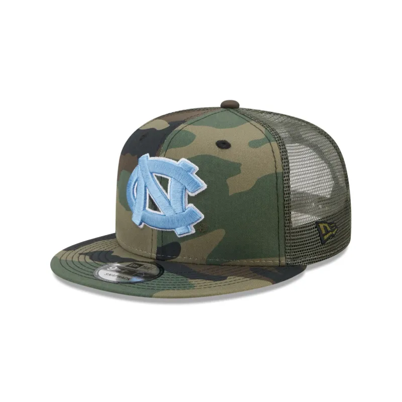North Carolina Tar Heels Camo 9FIFTY Trucker Hat sold by New Era