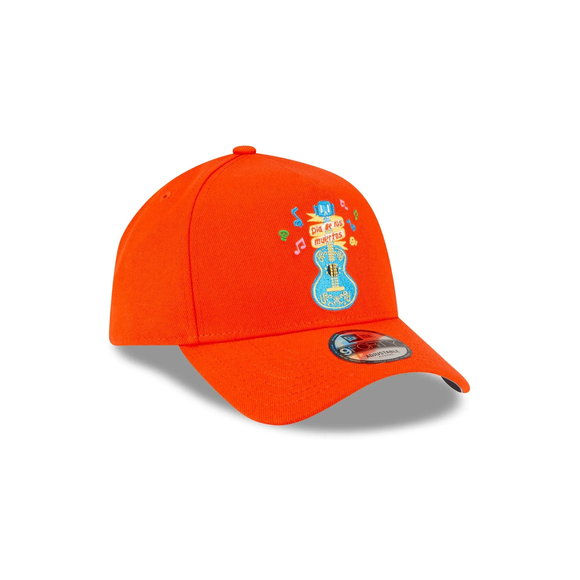 Day of the Dead Guitar Orange 9FORTY A-Frame Snapback Hat sold by New Era product image thumbnail 3
