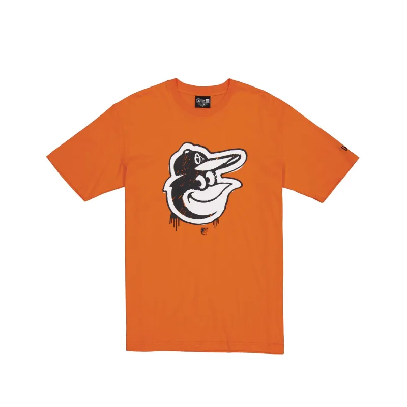 Baltimore Orioles Hi Vis Doodle T-Shirt sold by New Era