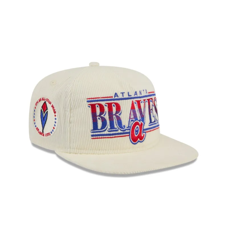 Atlanta Braves Throwback Corduroy Alt Golfer Hat sold by New Era