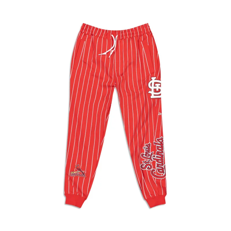 St. Louis Cardinals Logo Select Pinstripe Jogger sold by New Era