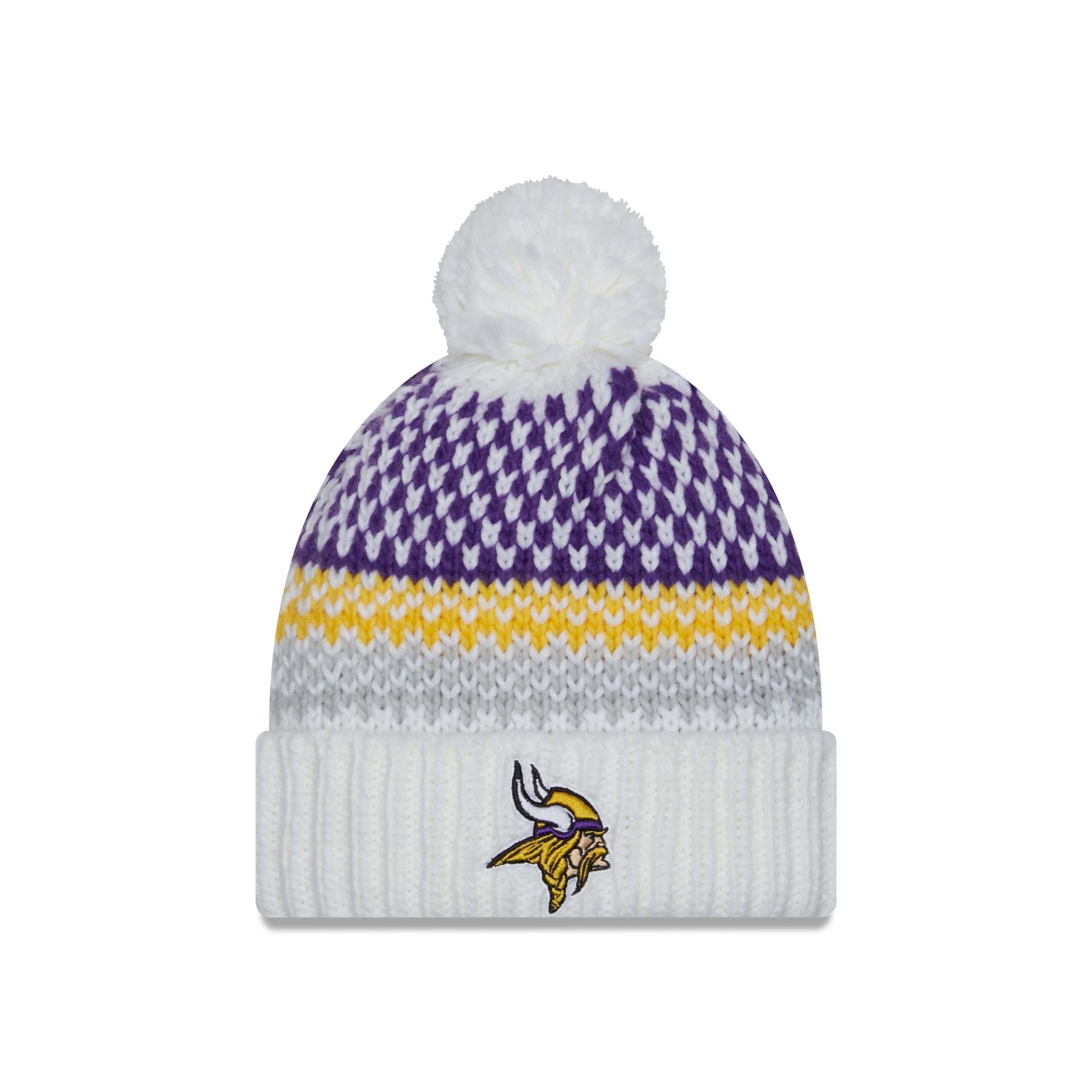 Minnesota Vikings 2023 Cold Weather Women's Pom Knit sold by New Era