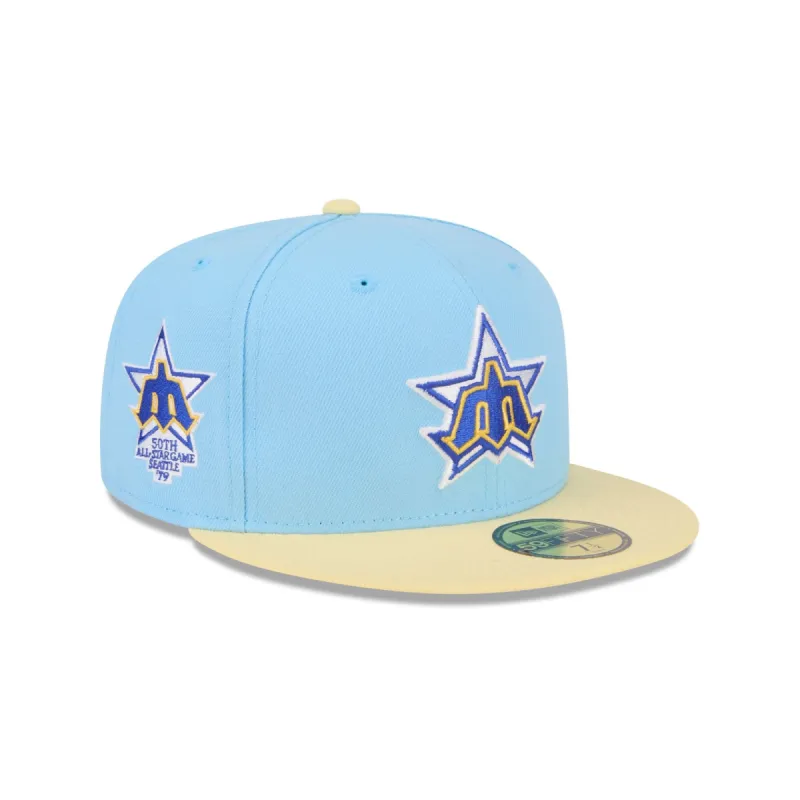 Seattle Mariners Doscientos Blue 59FIFTY Fitted Hat sold by New Era